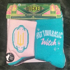 Universal Wicked Womens 10-Pack Crew Socks, Shoe Size 4-10